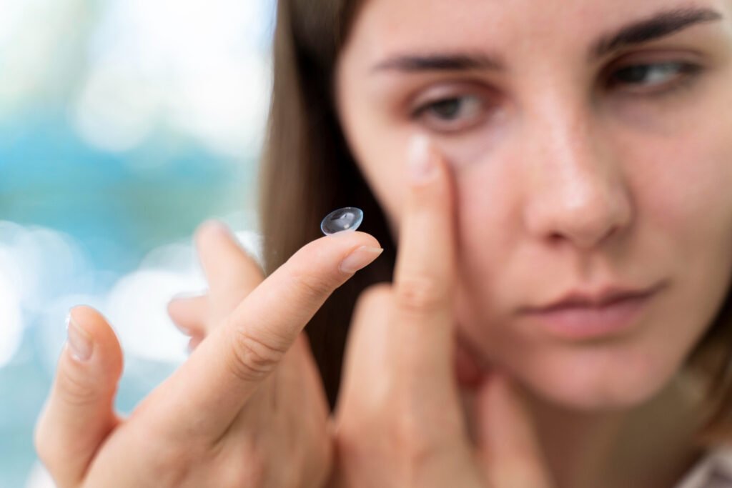 contact lens fitting